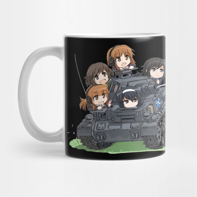 Chibi Girls Und Panzer by ShariLambert